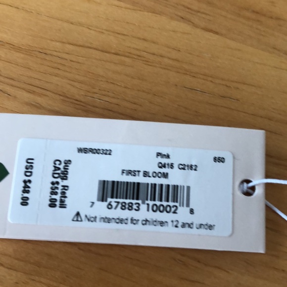 KATE SPADE “FIRST BLOOM” PINK FLOWER NECKLACE 🌸 - Picture 10 of 10